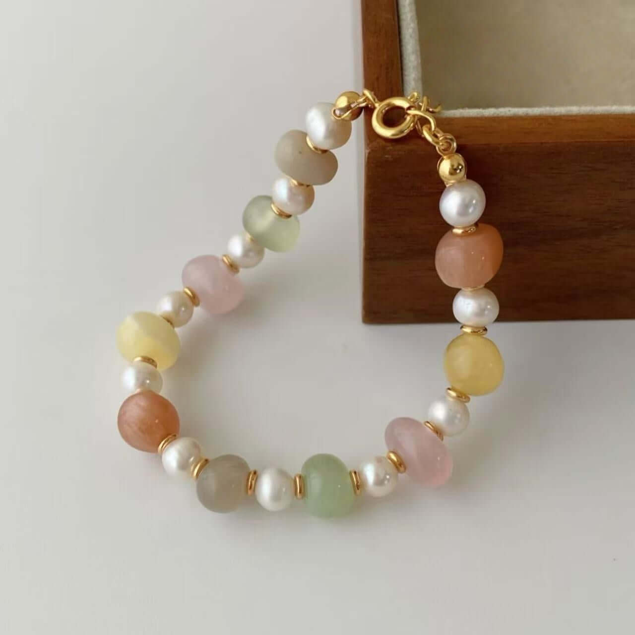 Genuine natural rose quartz beads,rxyjewelry bracelet