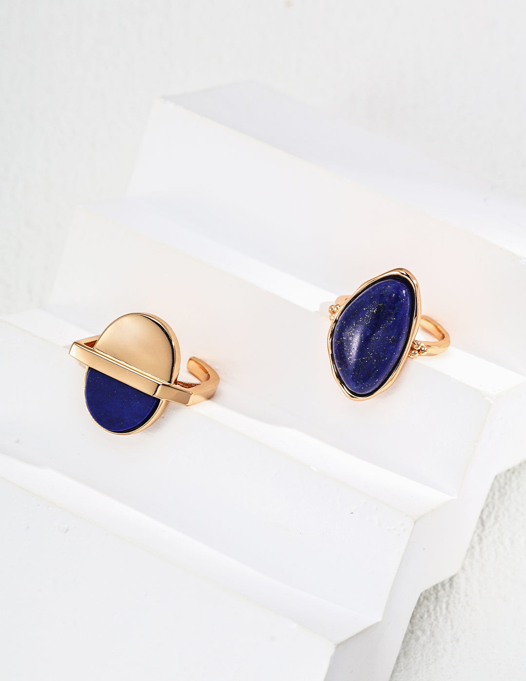 Silver Vintage Natural Lapis Lazuli Ring - RXYjewelry