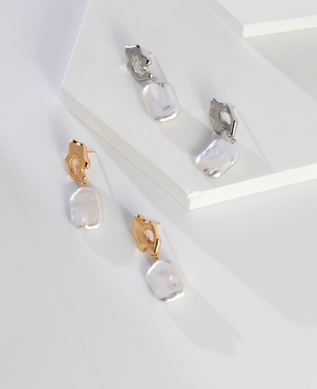 Baroque Pearl Earrings - RXYjewelry