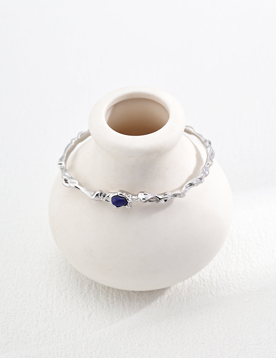 RXY Lapis Lazuli Sterling Silver Bracelet - RXYjewelry