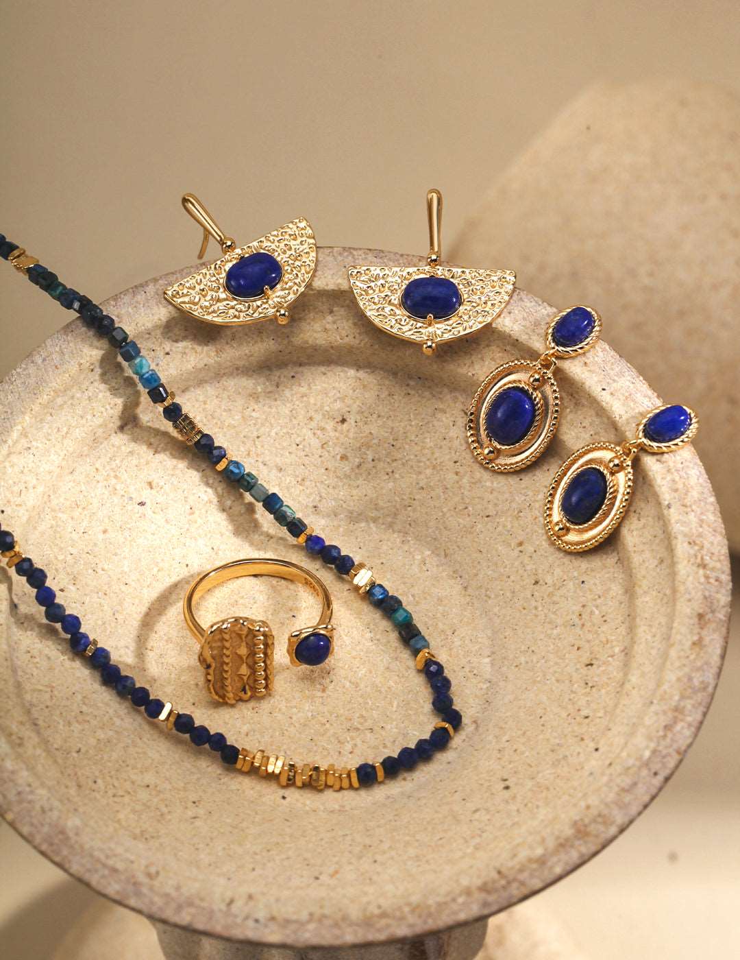 Lapis Lazuli jewel set RXY Jewelry - RXYjewelry