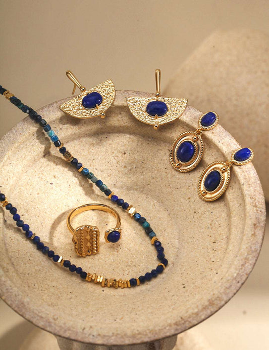 Lapis Lazuli jewel set RXY Jewelry - RXYjewelry