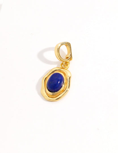 Lapis lazuli Silver Necklace - RXYjewelry