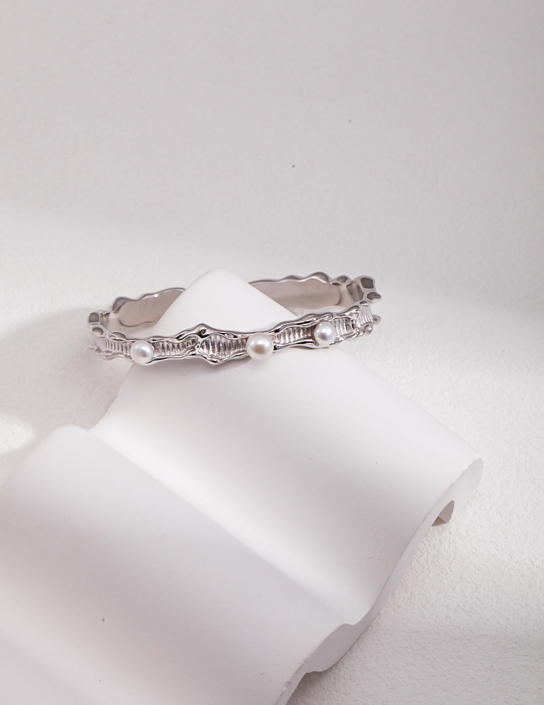 Lava Fluid Design Natural Pearl_Bracelet - RXYjewelry