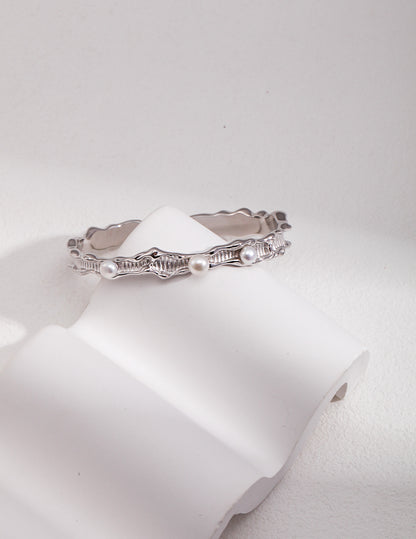 Lava Fluid Design Natural Pearl_Bracelet - RXYjewelry
