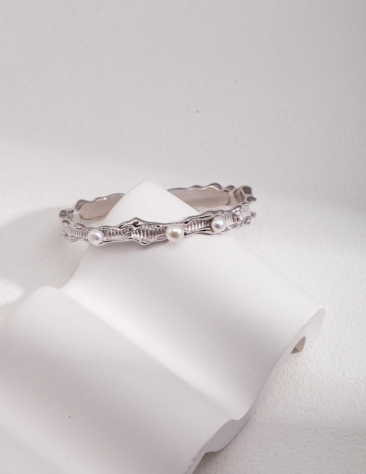 Lava Fluid Design Natural Pearl_Bracelet - RXYjewelry