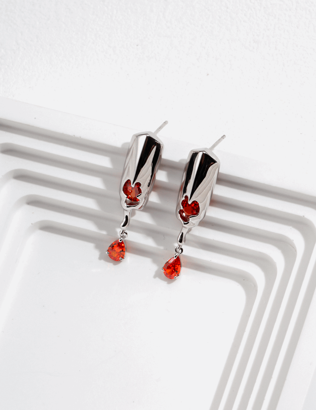 RXY Sterling Silver Zirconia Earrings - RXYjewelry