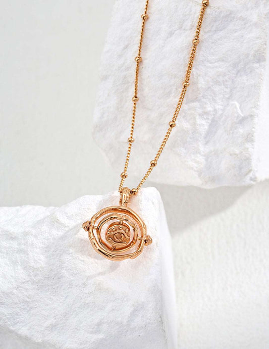 RXY S925 Silver Vintage Necklace “Eye of Providence” - RXYjewelry