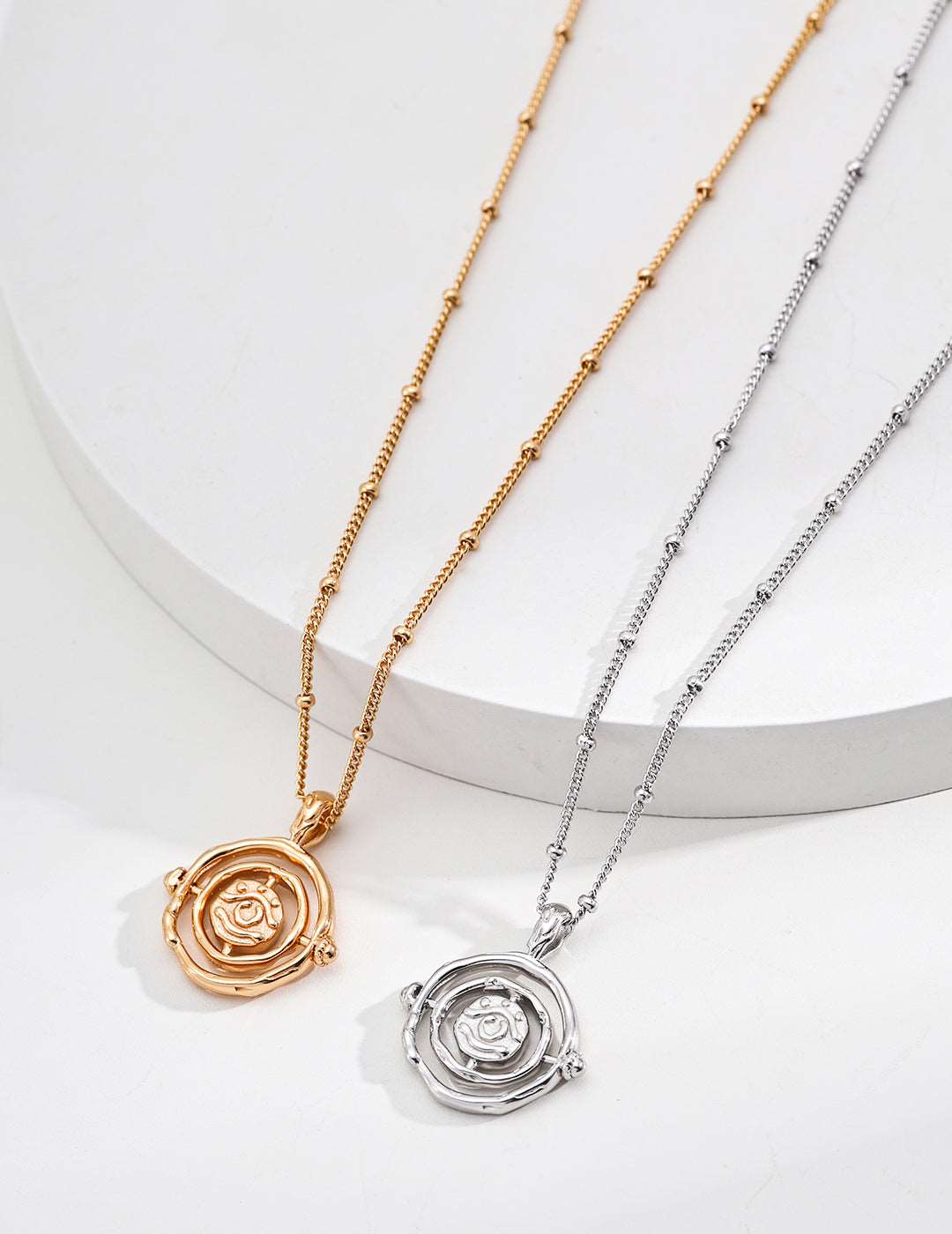 RXY S925 Silver Vintage Necklace “Eye of Providence” - RXYjewelry