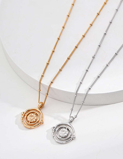 RXY S925 Silver Vintage Necklace “Eye of Providence” - RXYjewelry