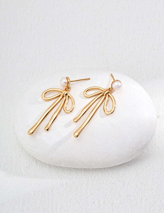 RXY S925 Silver Natural Pearl Earrings - RXYjewelry