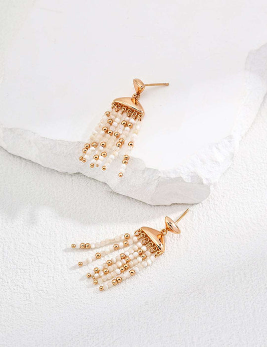RXY Sterling Silver Shell Earrings - RXYjewelry