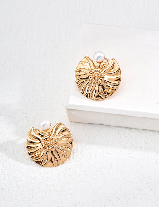 RXY Silver Natural Pearl Earrings - RXYjewelry