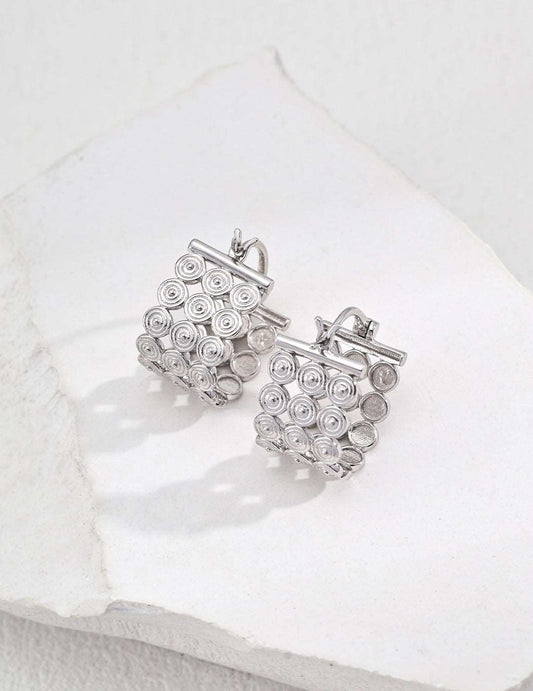 RXY S925 Silver Unique Design Earrings - RXYjewelry