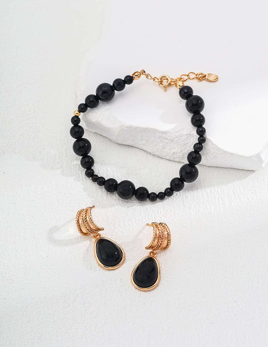 925 Silver Onyx Earrings - RXYjewelry