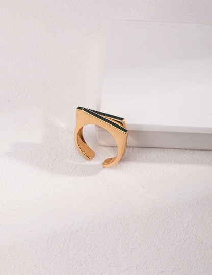 Sterling Silver Drip Glaze Ring RXYJEWEL - RXYjewelry