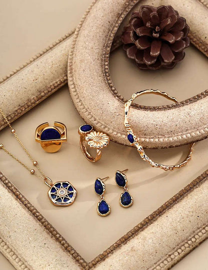 Lapis Lazuli Jewelry Set - RXYjewelry