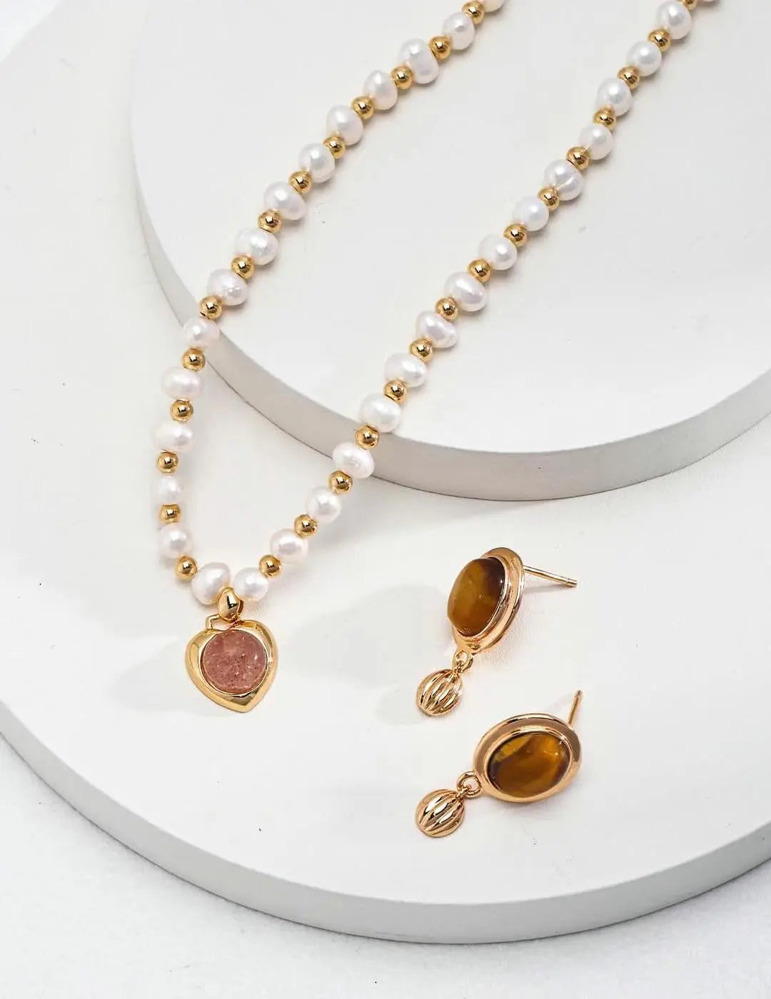 Oval Tiger's Eye Earrings - RXYjewelry