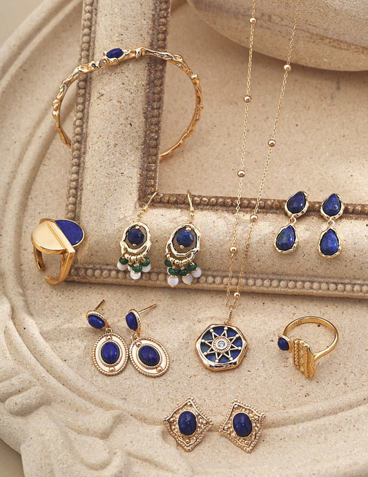 Lapis Lazuli jewel set RXY Jewelry - RXYjewelry