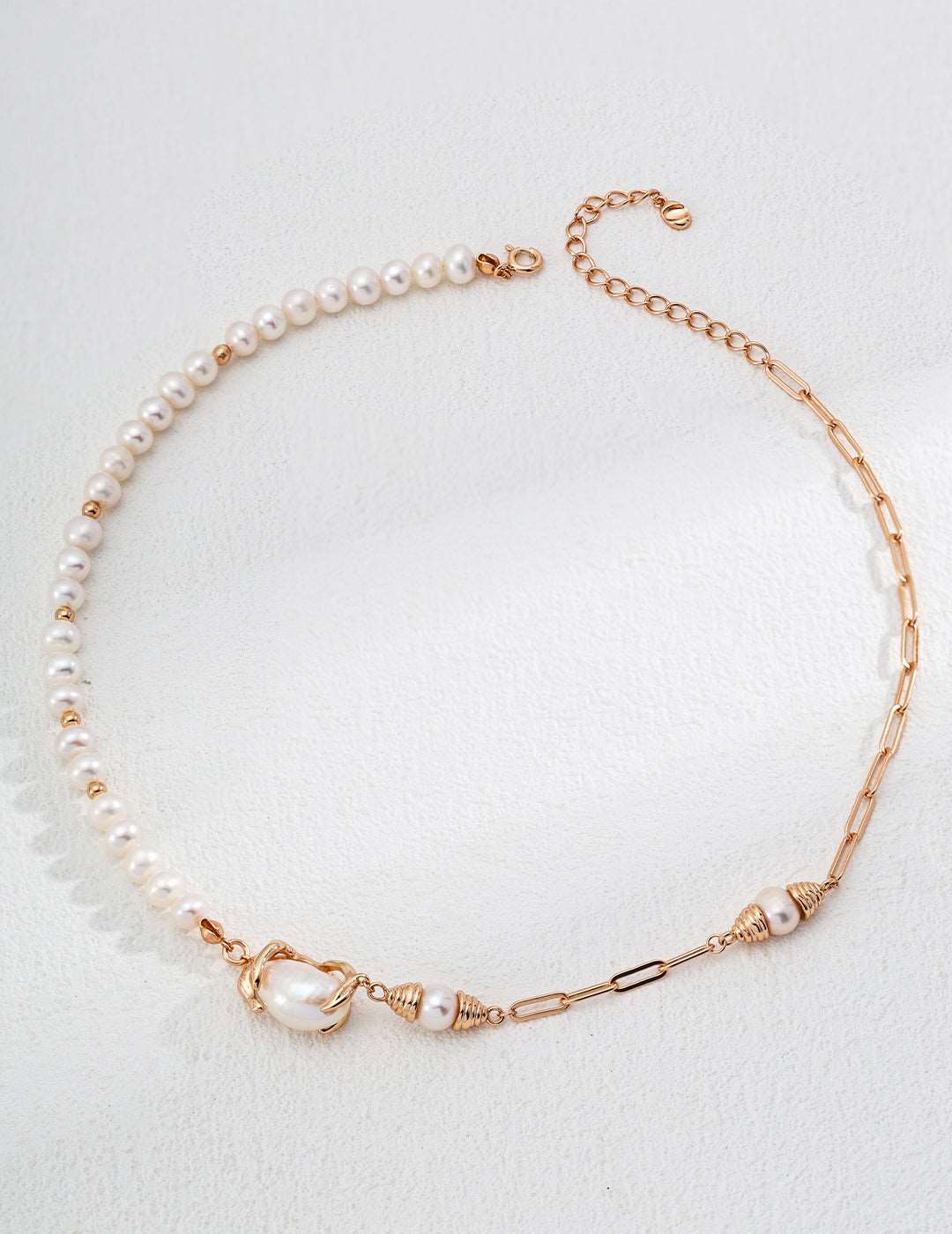 RXY S925 Silver Natural Pearl Necklace - RXYjewelry