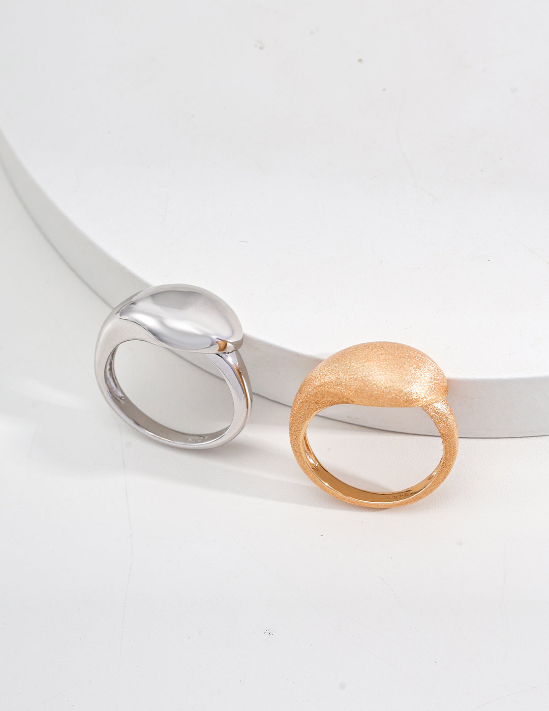 RXY Silver Frosted Ring - RXYjewelry