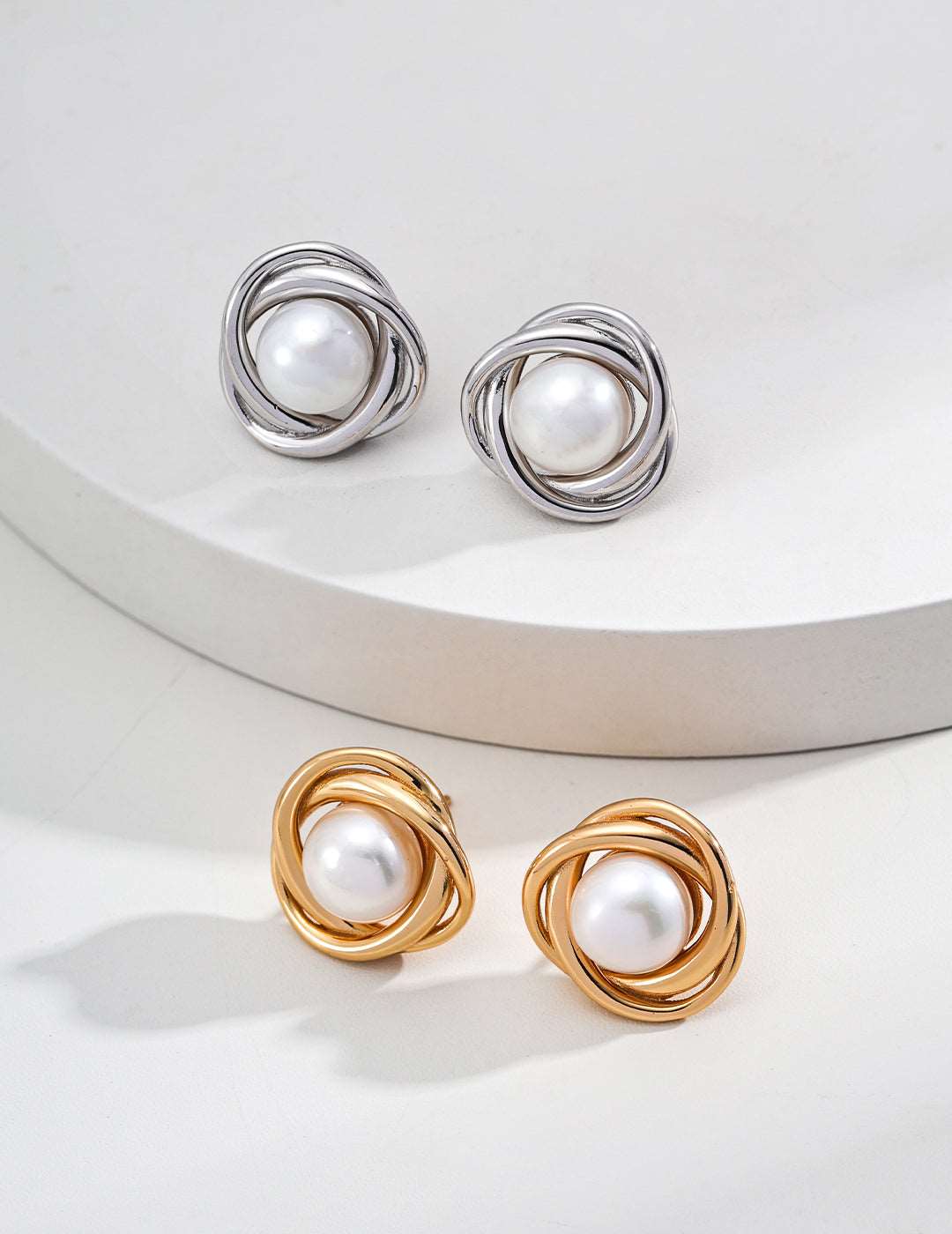 RXY S925 Silver Natural Pearl Earrings - RXYjewelry