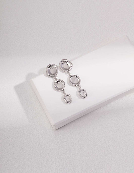925 Silver Drop Earrings - RXYjewelry
