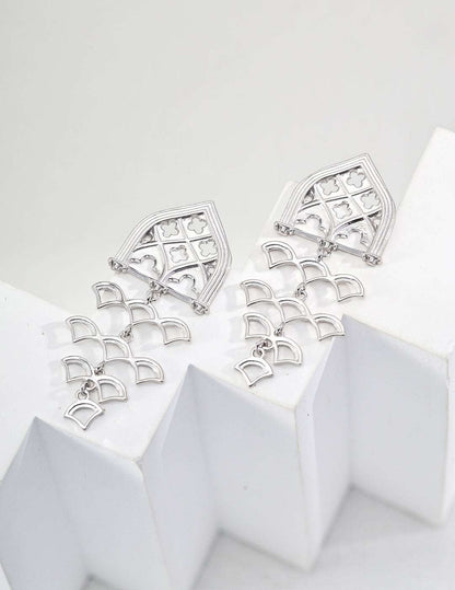 s925silver Niche Design Earring - RXYjewelry