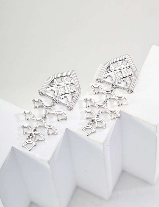 s925silver Niche Design Earring - RXYjewelry
