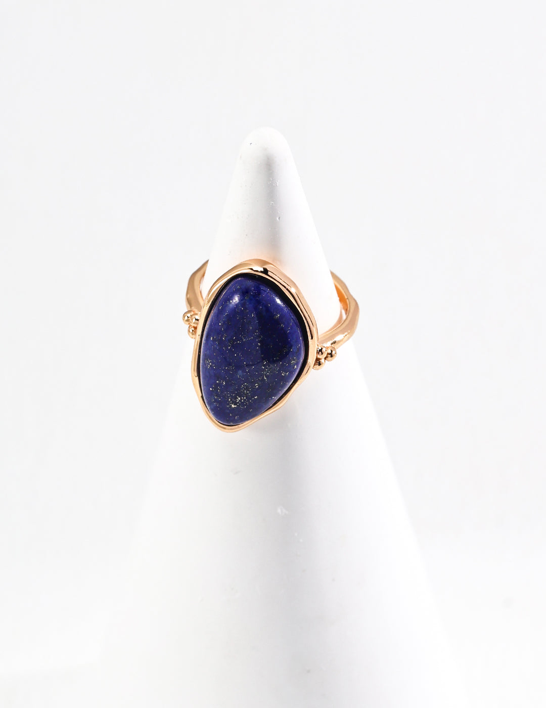 Silver Vintage Natural Lapis Lazuli Ring - RXYjewelry