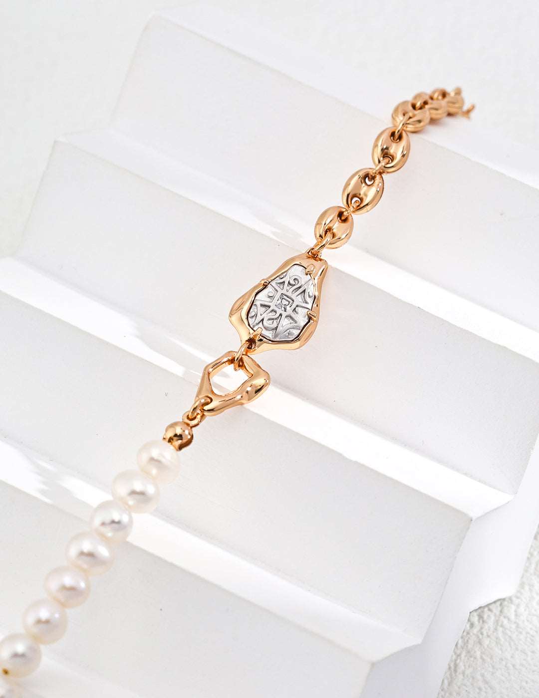 Natural Pearl Zircon Bracelet - RXYjewelry