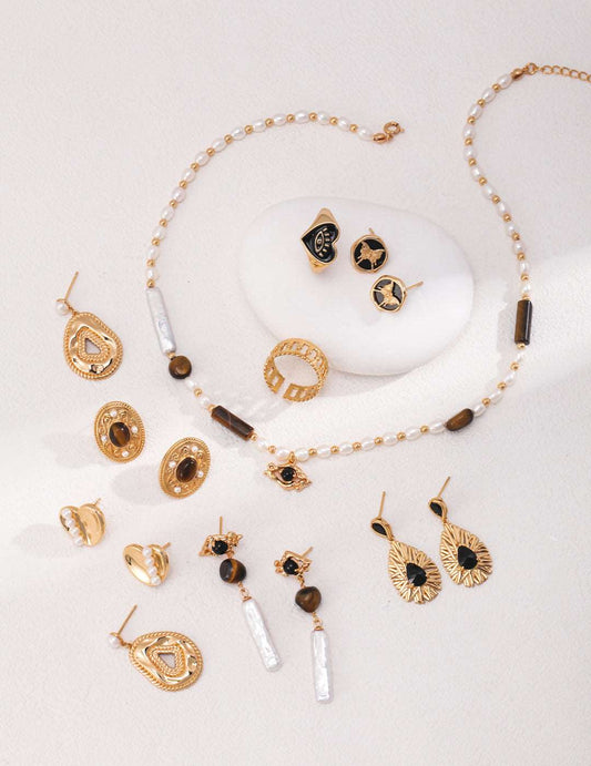 Zircon Sterling Silver Jewelry-set By RXY Jewelry - RXYjewelry